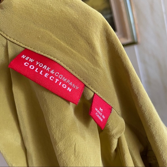 Silk Mustard Dress - Picture 6 of 6